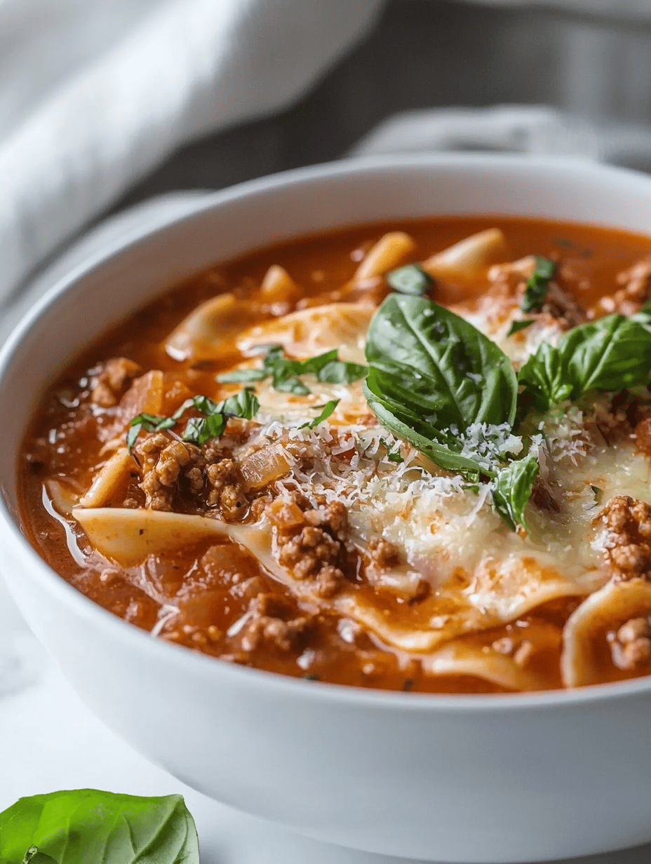 Lazy Weekend Cozy: The Ultimate Lasagna Soup Hack