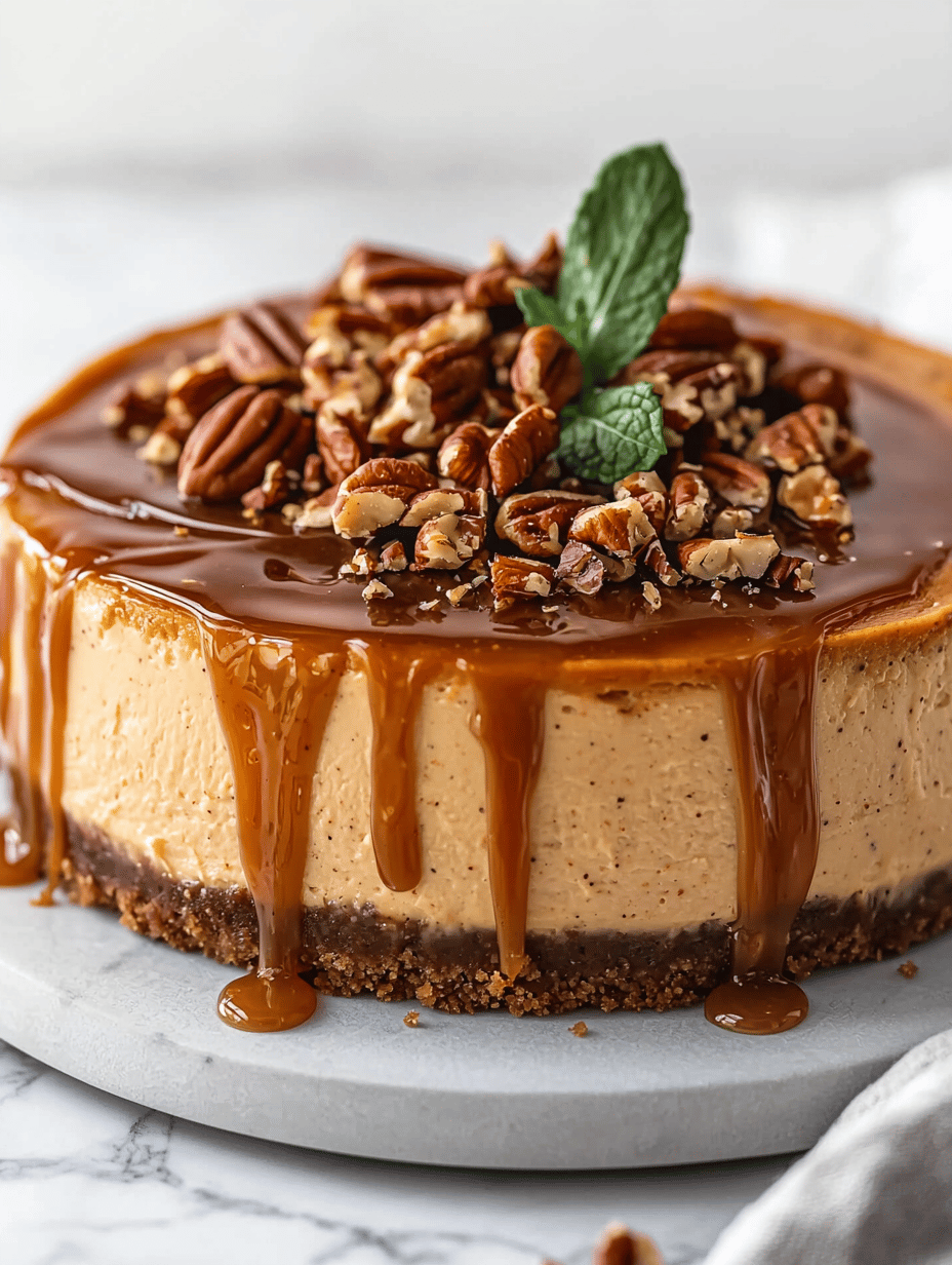 Spiced Pumpkin Cheesecake with a Twist