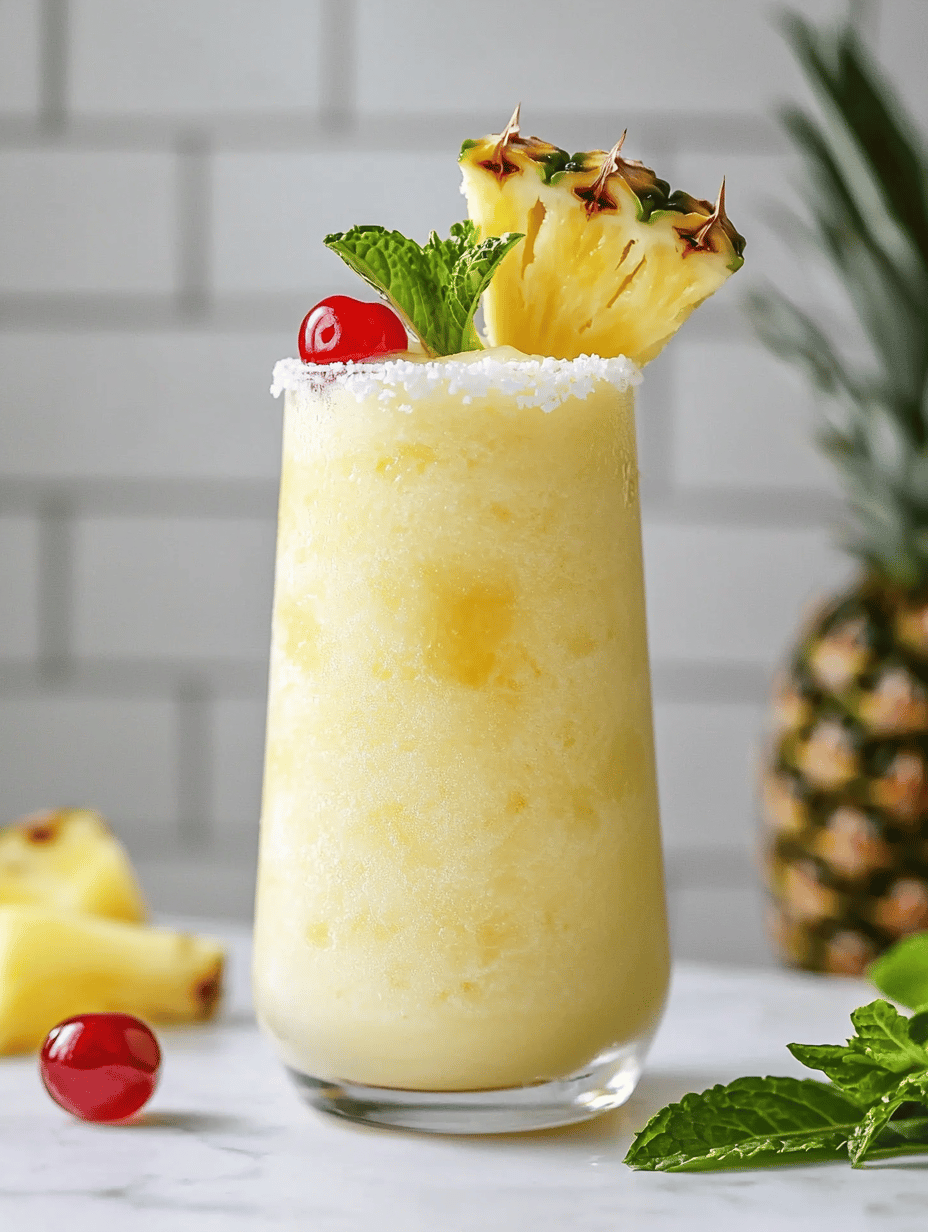 Tropical Chill: The Unusual Art of Freezing Pineapple & Coconut for a Heavenly Slushie