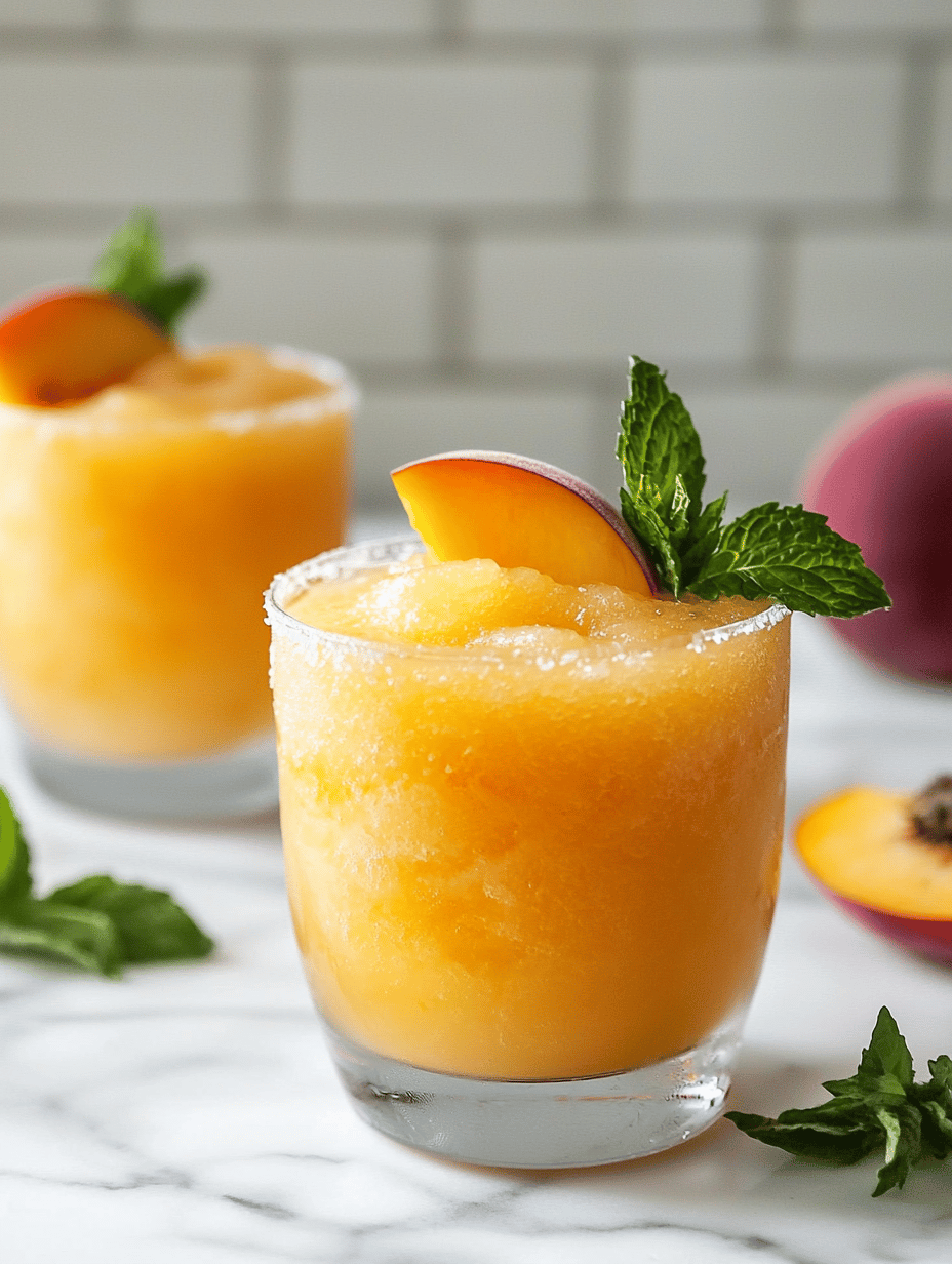 Chill Out with a Spicy Peach Slushie Adventure