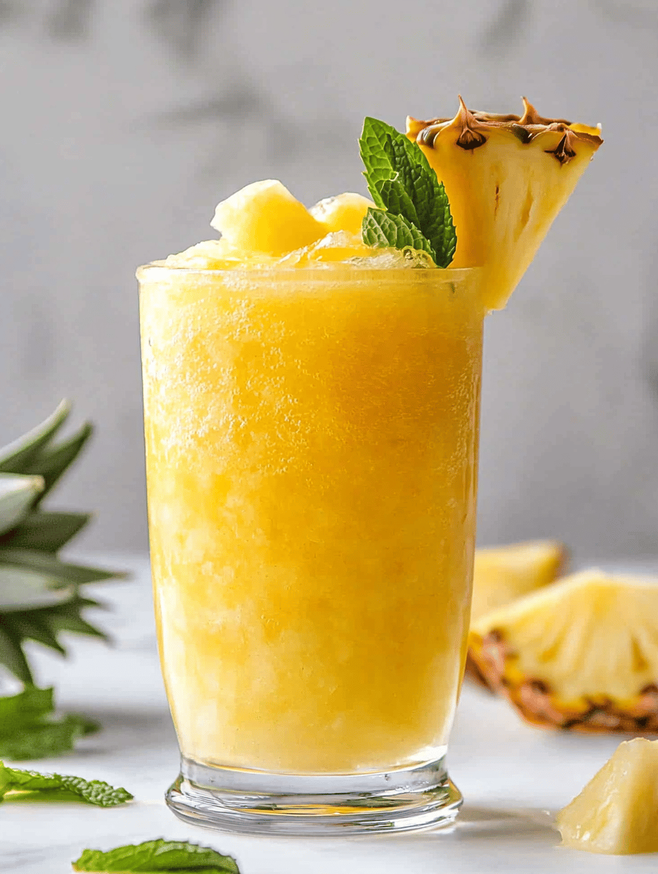 Chill Out with a Tropical Twist: The Ultimate Pineapple Slushie Guide
