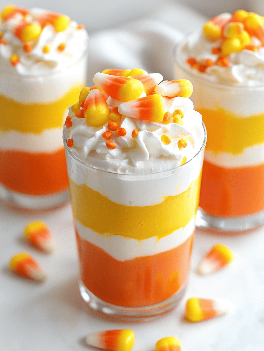 Spooky Sweetness: Halloween Candy Corn Parfaits to Bewitch Your Taste Buds