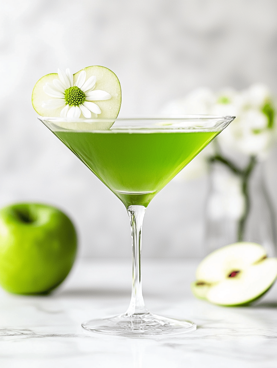 Spine-Chilling Elegance: The Halloween Poison Apple Martini