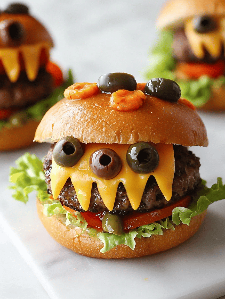 Monster Burgers: A Halloween Feast of Creativity