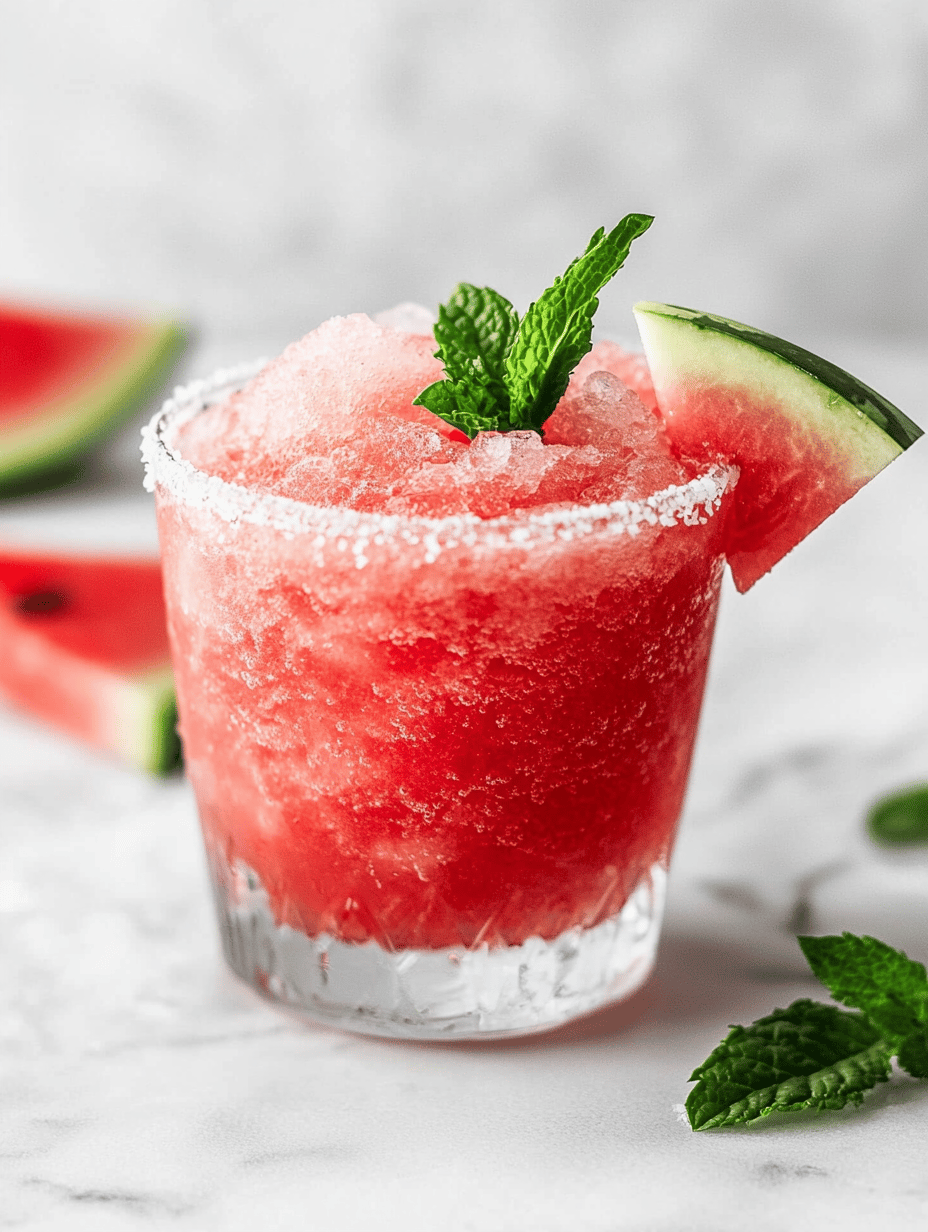 The Art of Making the Perfect Watermelon Slushie on a Hot Day