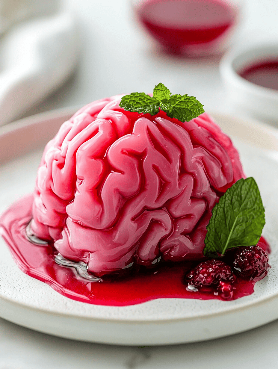 Sinister Smiles: The Halloween Brain Jello Mold