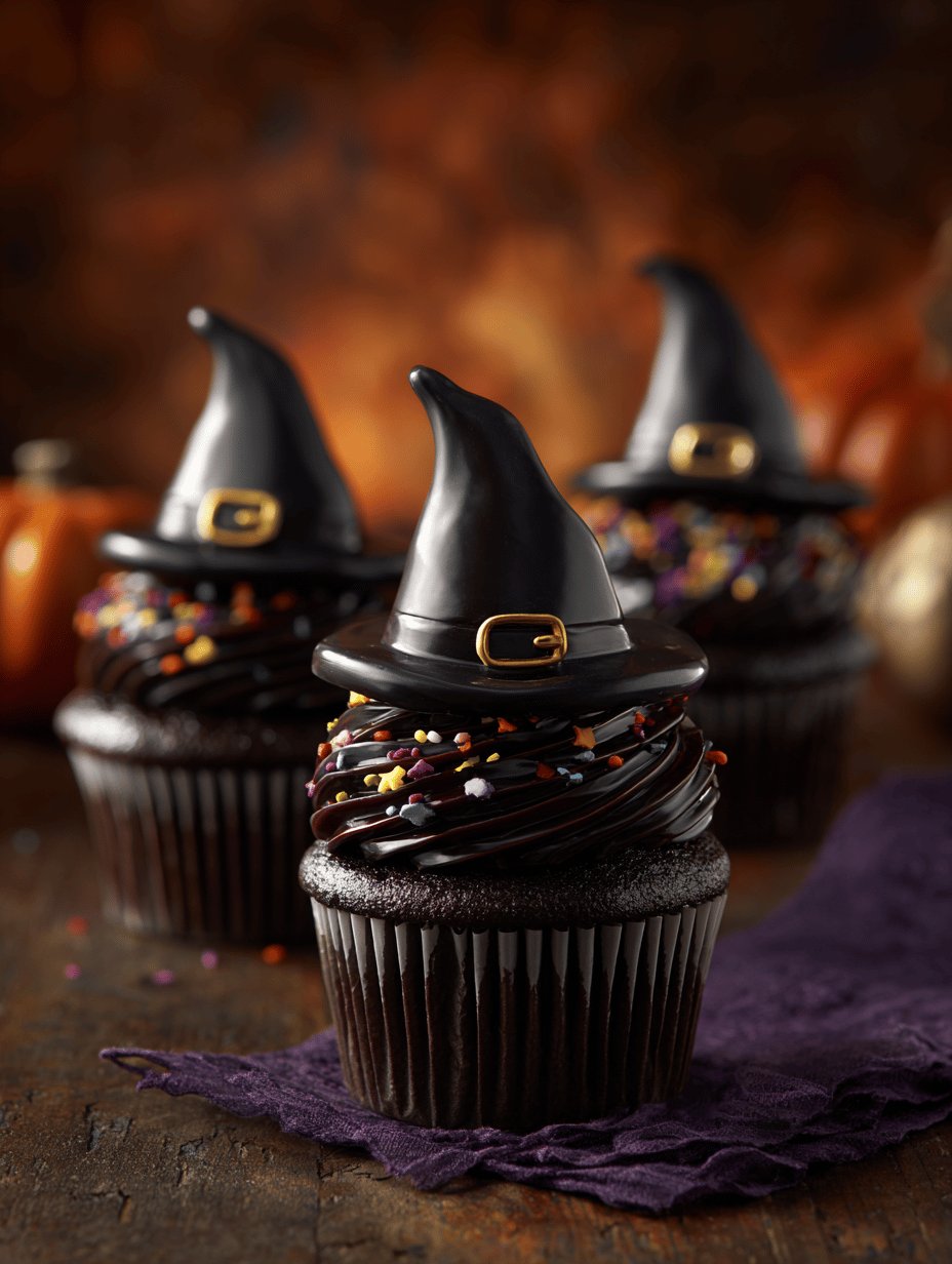 Whimsical Witch Hat Cupcakes: A Playful Twist on Classic Sweets