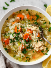 Crockpot Chicken And Rice Soup Recipe